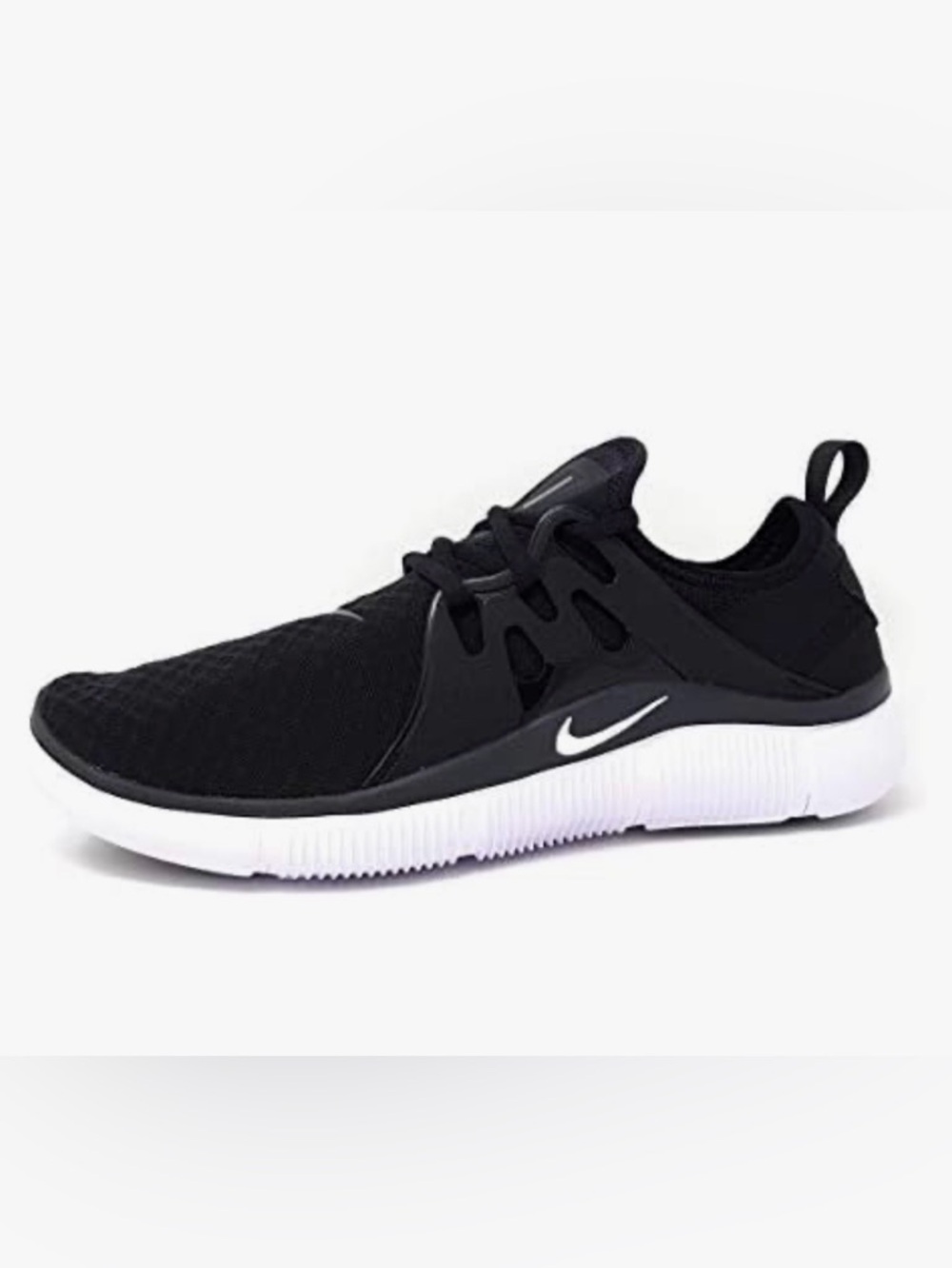 Nike Black and White Trainer trail running shoes
